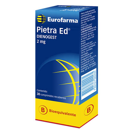 Pietra ED (Dienogest) 2 mg. bioequivalente